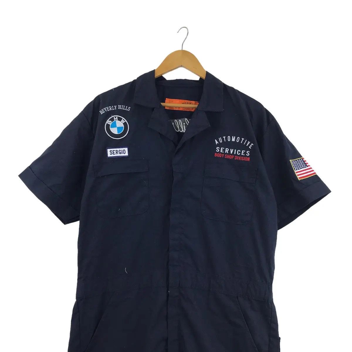 BMW Vintage BMW BEVERLY HILLS Automotive Service Coverall Size US XL / EU 56 / 4 - 2 Thumbnail