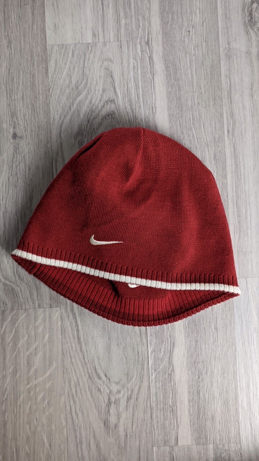 Vintage Nike Y2K vintage reversible beanie hat Size ONE SIZE - 4 Thumbnail