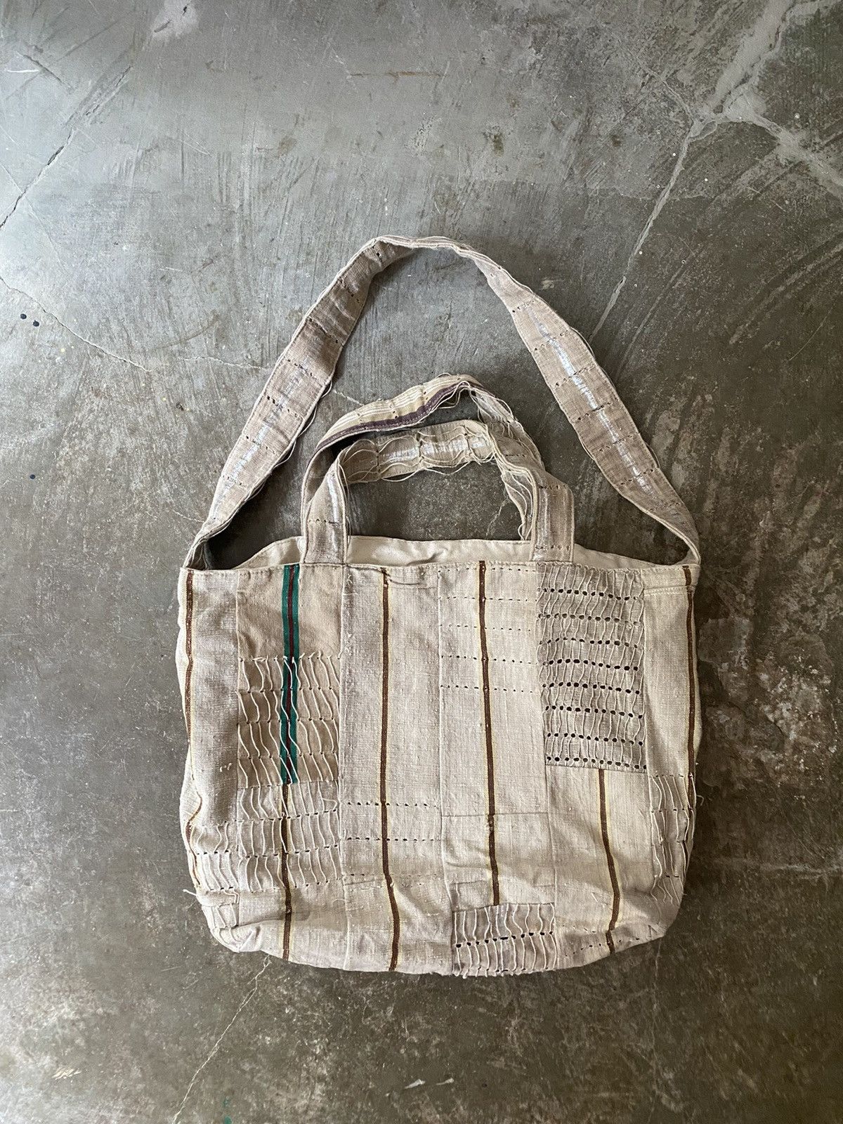 Japanese Brand Dosa Luna Patchwork Bag Kapital Comme des Garçons Visvim Size ONE SIZE - 7 Thumbnail