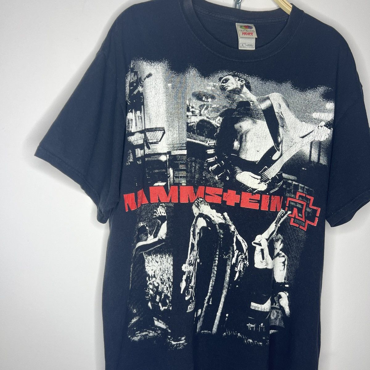 Band Tees × Vintage Vintage Rammstein Band Shirt Tee Rare Full Print Y2K 90s Size US XL / EU 56 / 4 - 3 Thumbnail