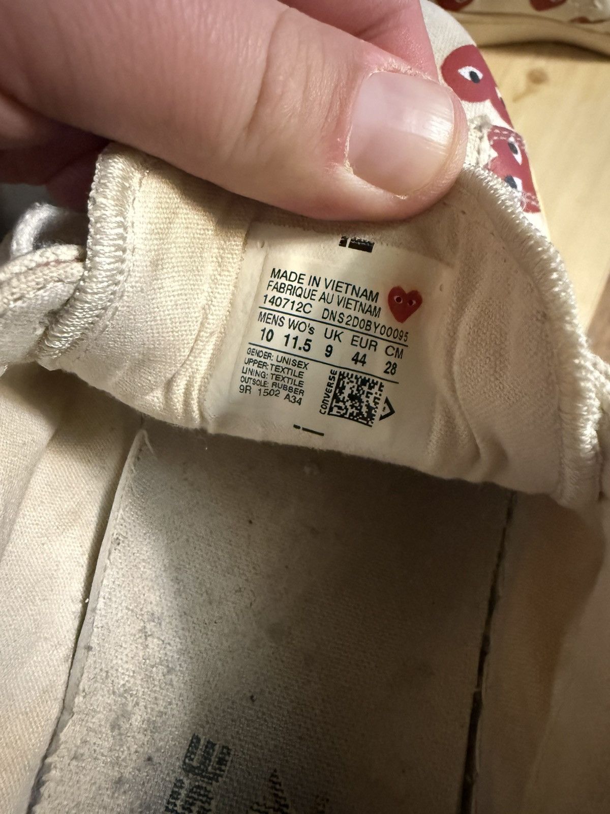 Comme des Garcons PLAY × Converse Very nice Size US 9 / EU 42 - 8 Thumbnail