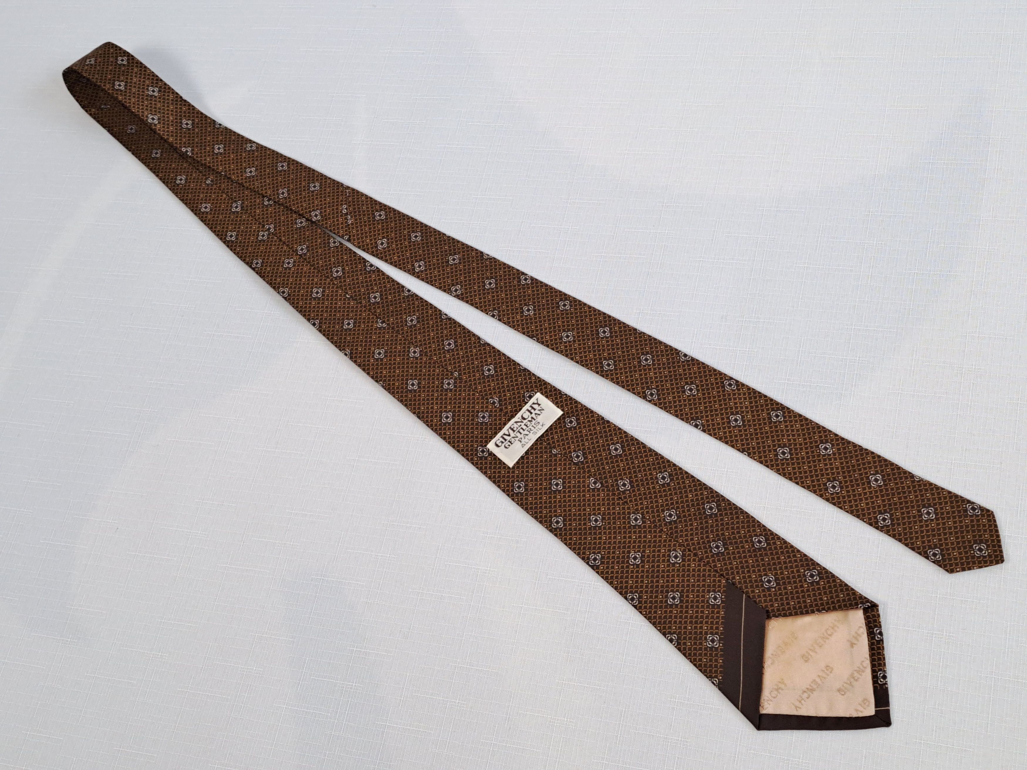 Givenchy × Vintage Vintage Givenchy Gentleman Paris silk tie. Size ONE SIZE - 6 Thumbnail