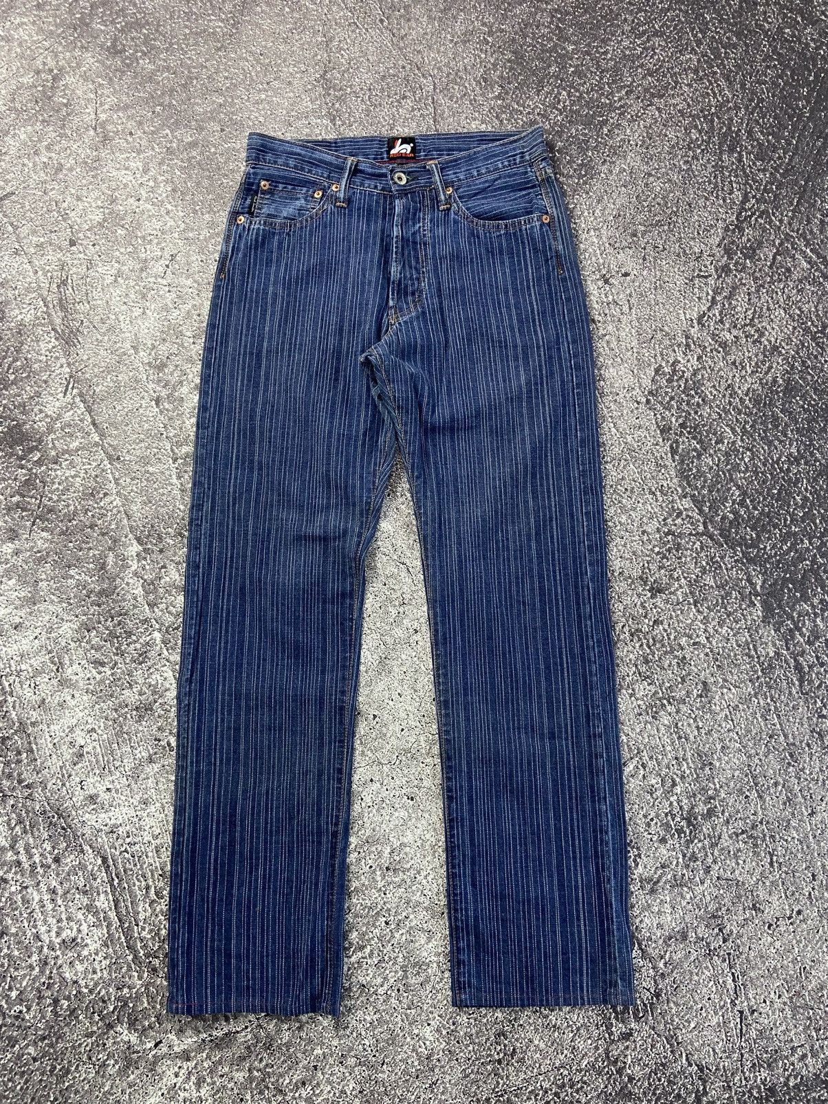 Paul Smith × Paul Smith Red Ear Pual smith red ear bunny pinstripe flybuttons denim Size US 29 - 1 Thumbnail