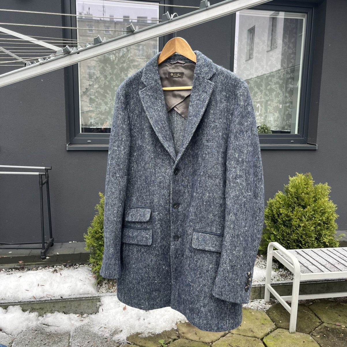 Loro Piana Loro Piana Rain System Herringbone Cashmere Wool overcoat Size US M / EU 48-50 / 2 - 1 Thumbnail