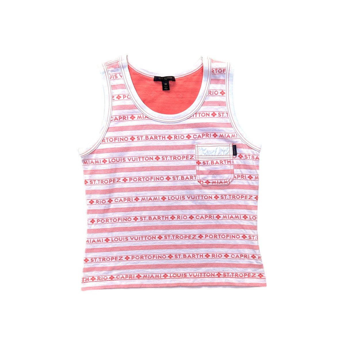 Louis Vuitton Vintage Louis Vuitton Tank Top Size S / US 4 / IT 40 - 5 Thumbnail