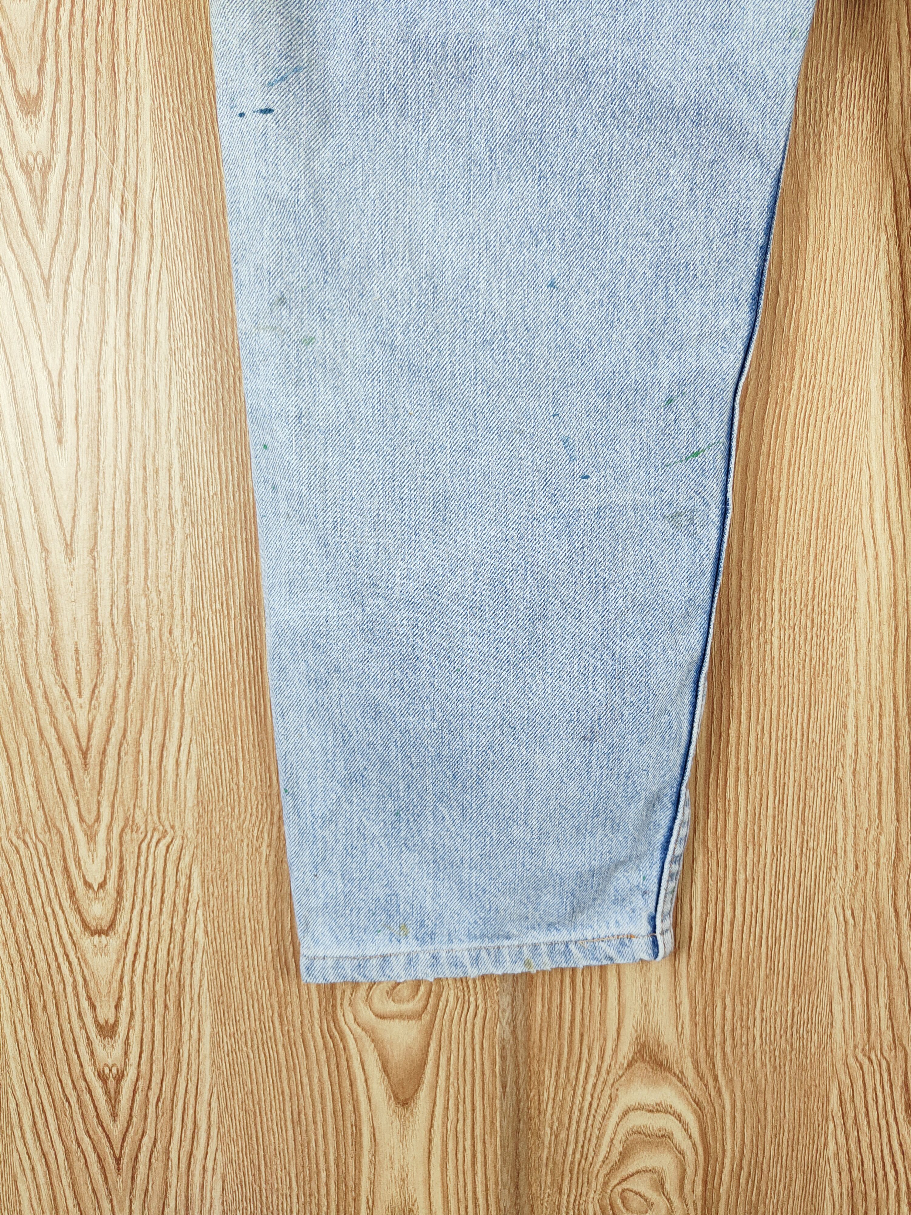 Levi's Levi's painter vintage Blue Distressed Ripped Jeans #W539 Size US 33 - 9 Thumbnail