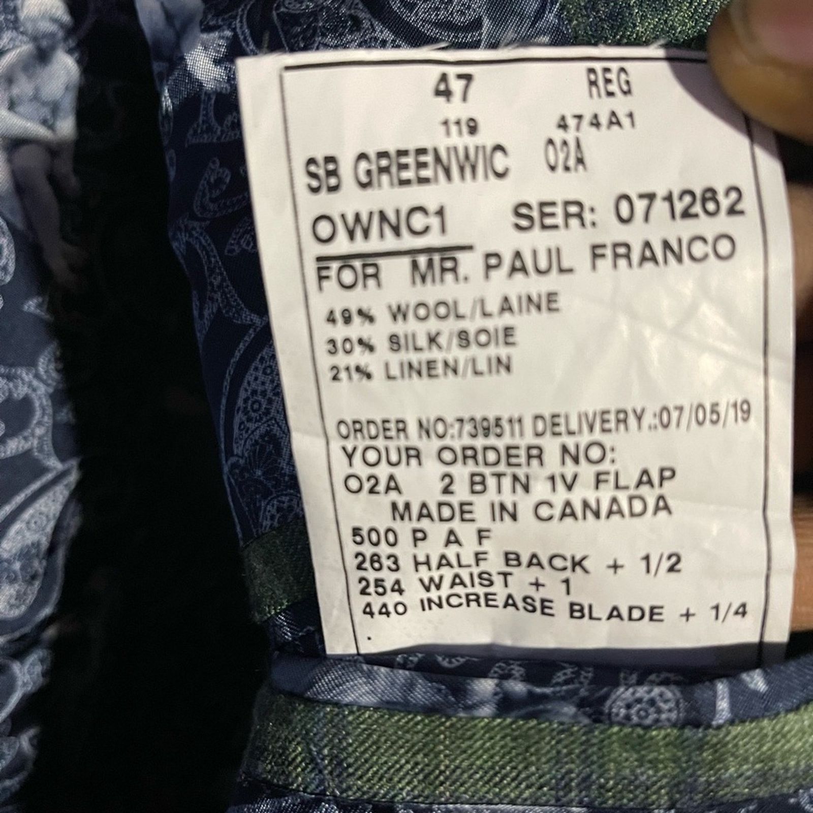 Loro Piana Loro Piana Sports/Samuel Sohn Coat - 47 Size US M / EU 48-50 / 2 - 8 Thumbnail
