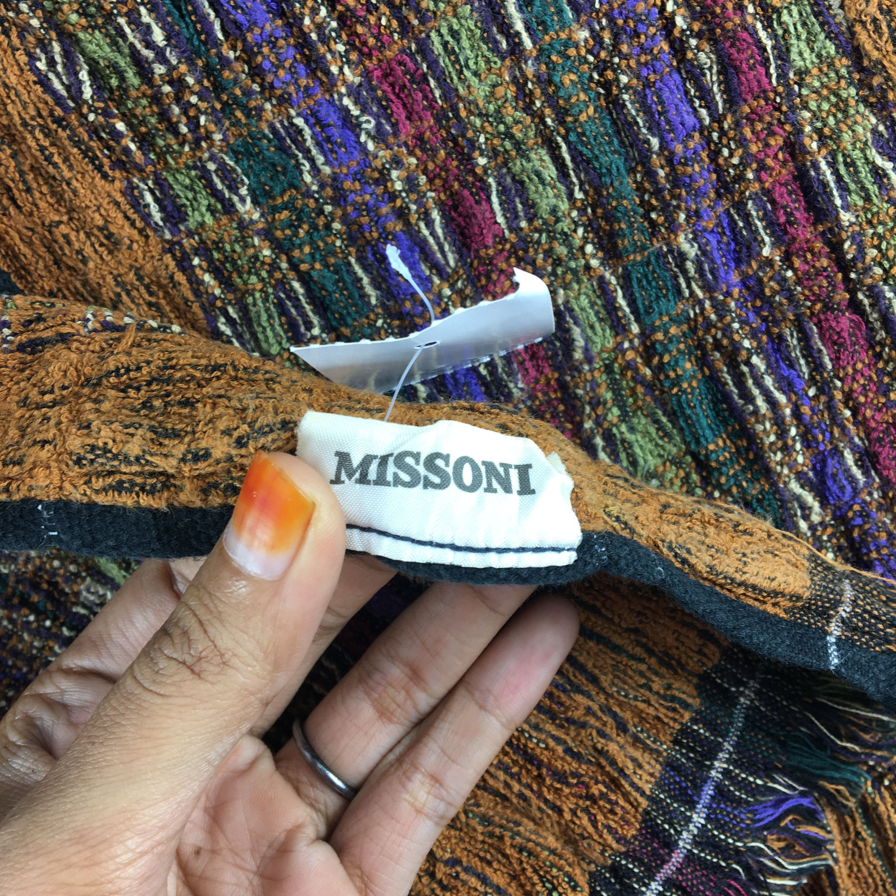 Missoni Vintage Missoni Scarf Muffler Wool Cashmere Scarves Size ONE SIZE - 4 Thumbnail