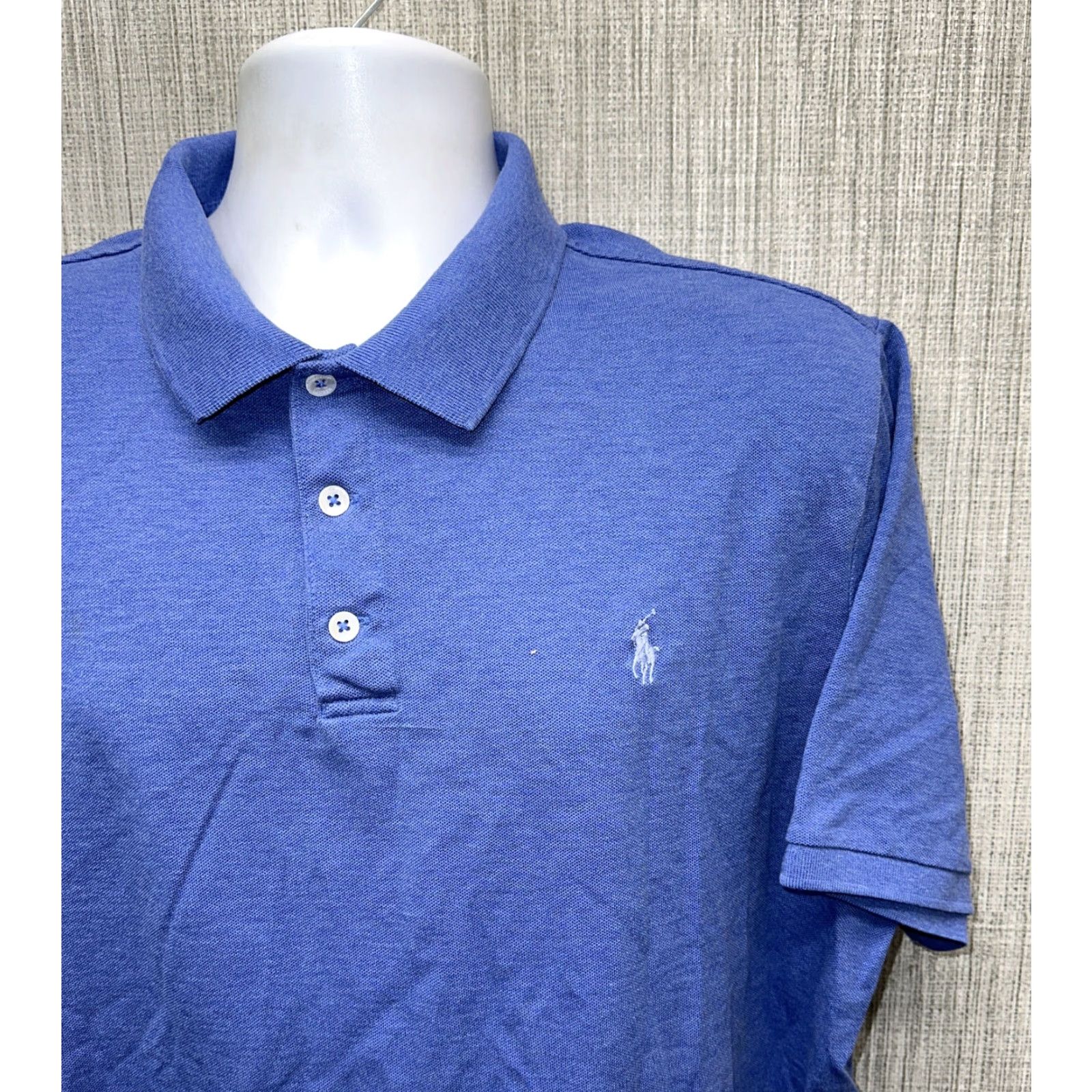 Polo Ralph Lauren Polo Ralph Lauren Men XL Blue Golf Polo Shirt Short Sleeve Cotton Classic Fit Size US XL / EU 56 / 4 - 2 Thumbnail