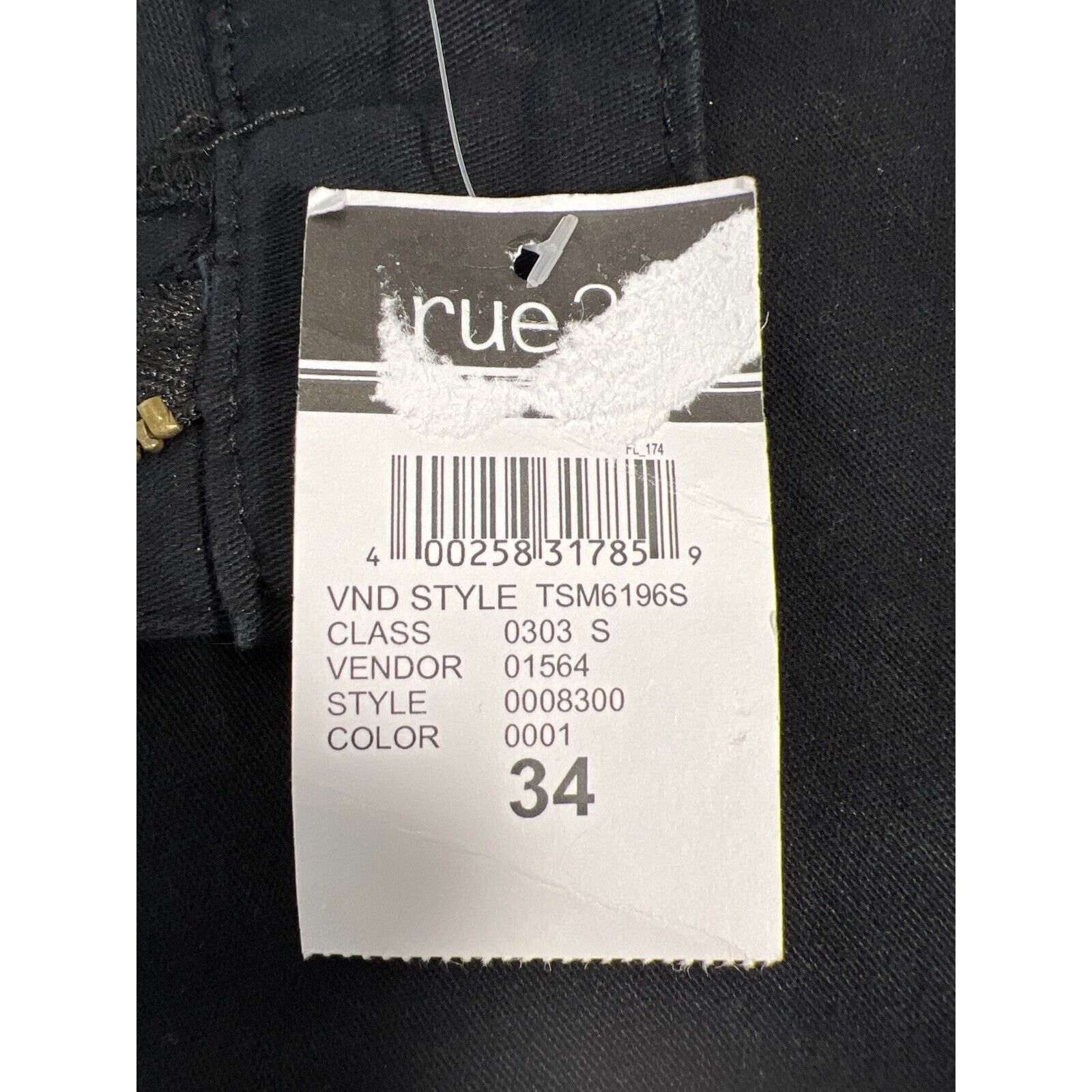 rue21 Rue21 Mens 34" Shorts Black Bottoms Chinos Bermuda Modern Size US 34 / EU 50 - 6 Thumbnail