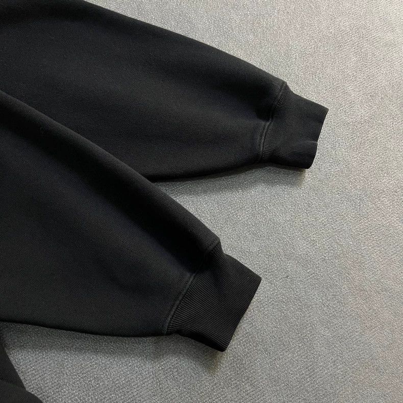 Balenciaga Balenciaga Black crown wheat ear embroidered logo hoodie Size US XS / EU 42 / 0 - 4 Thumbnail