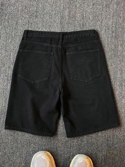 Jean VINTAGE graphic Y2K DRIP denim shorts Size US 34 / EU 50 - 4 Thumbnail