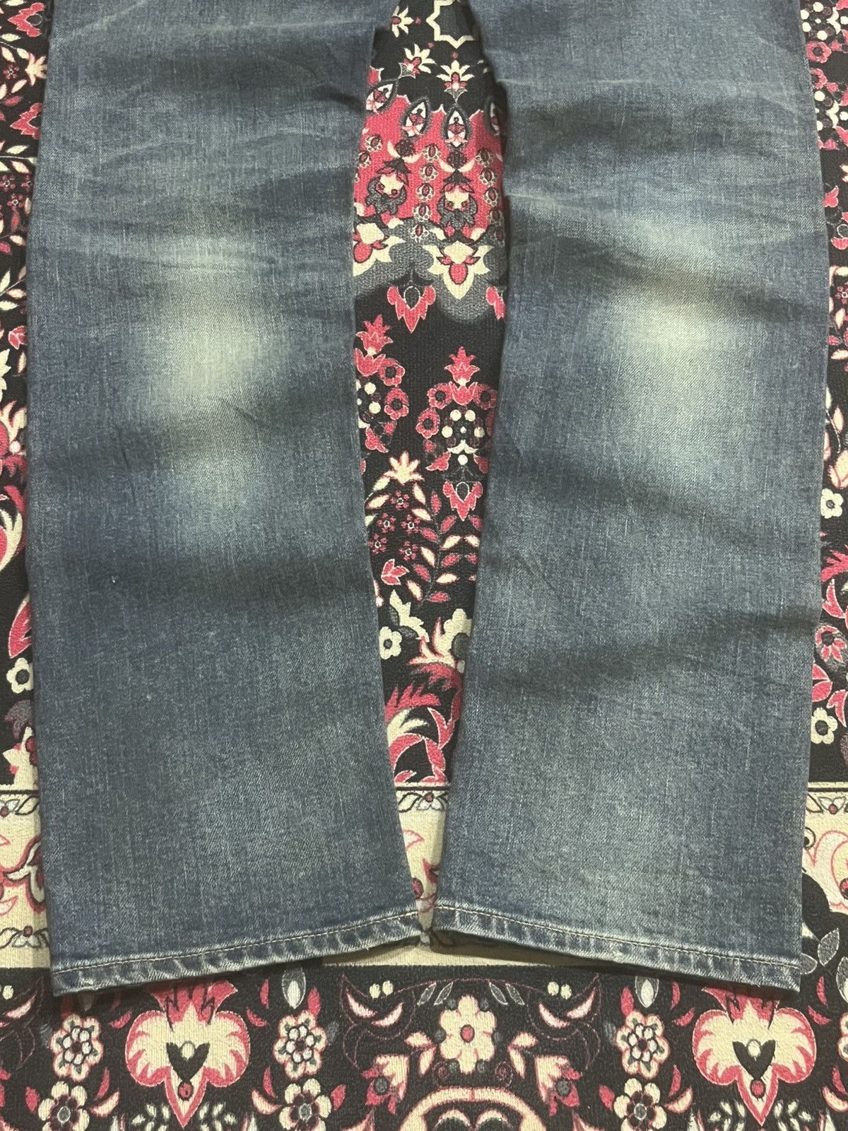 DELUXE Japanese Brand Deluxe Stockholm Sashiko Distressed Jeans Size US 32 / EU 48 - 11 Thumbnail