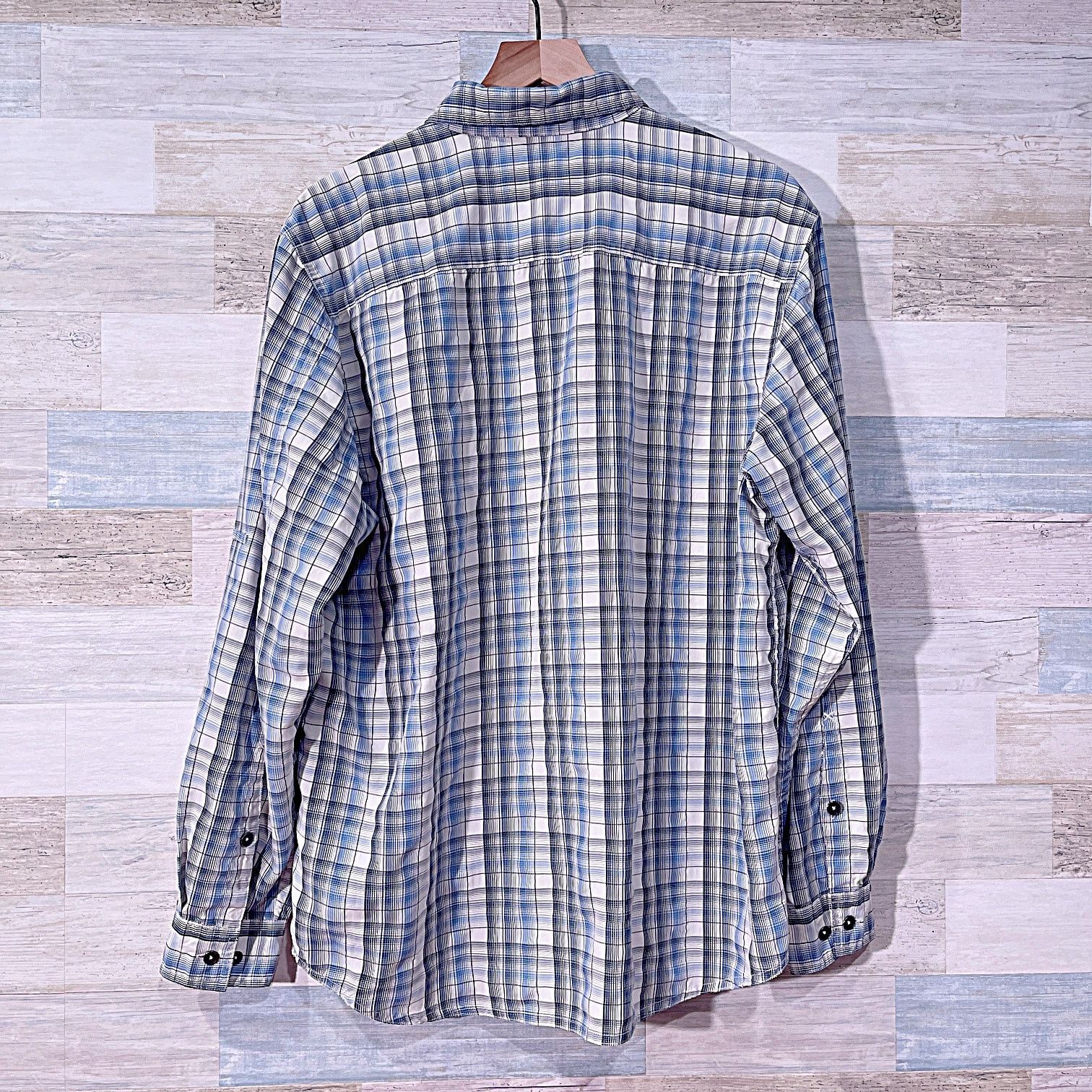 Royal Robbins ROYAL ROBBINS Desert Pucker Long Sleeve Shirt Plaid Large Size US L / EU 52-54 / 3 - 3 Thumbnail