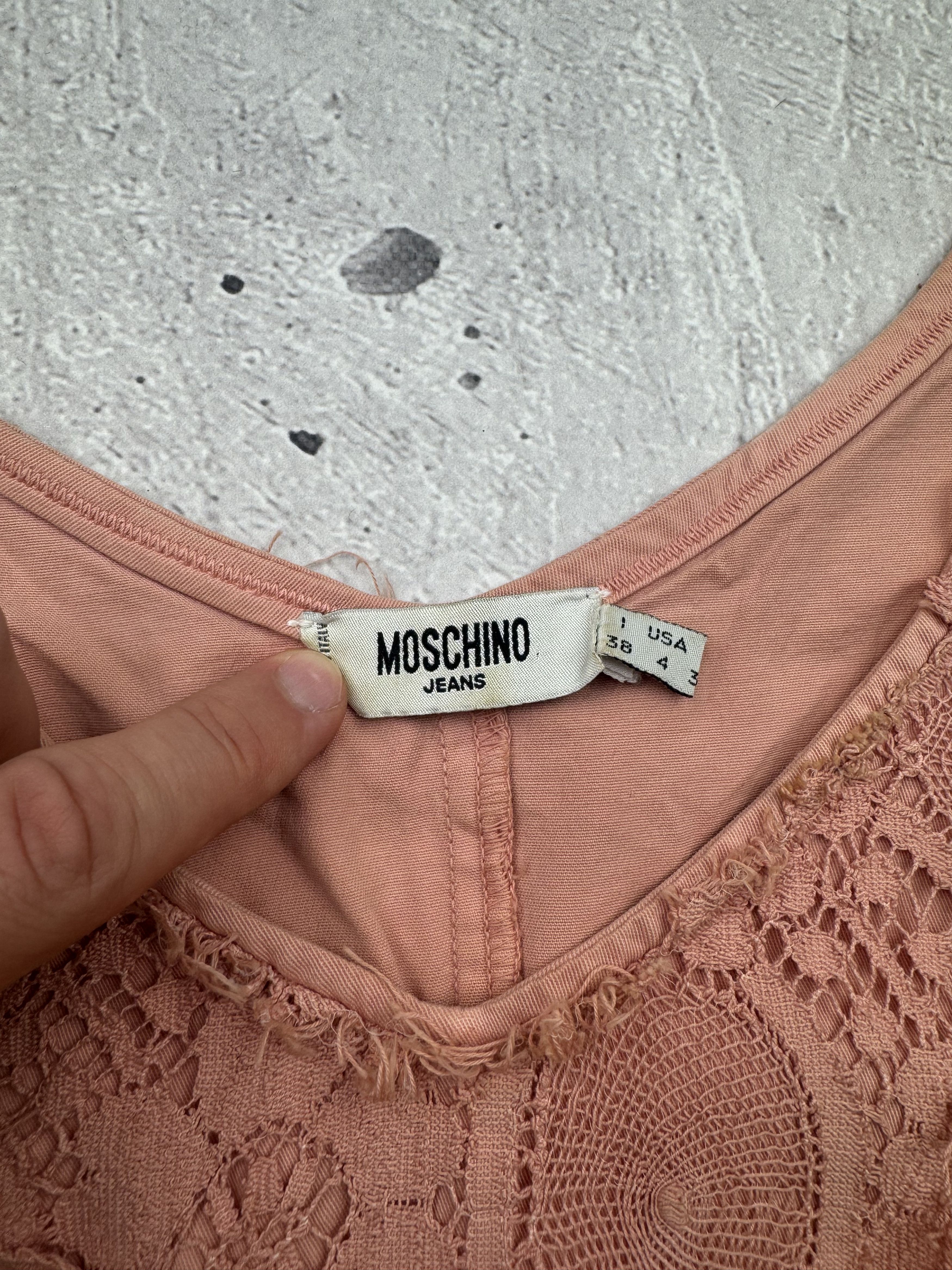 Boutique Moschino × Moschino × Vintage Moschino Vintage Asymmetrical Amazing Midi Dress Size XS / US 0-2 / IT 36-38 - 4 Thumbnail
