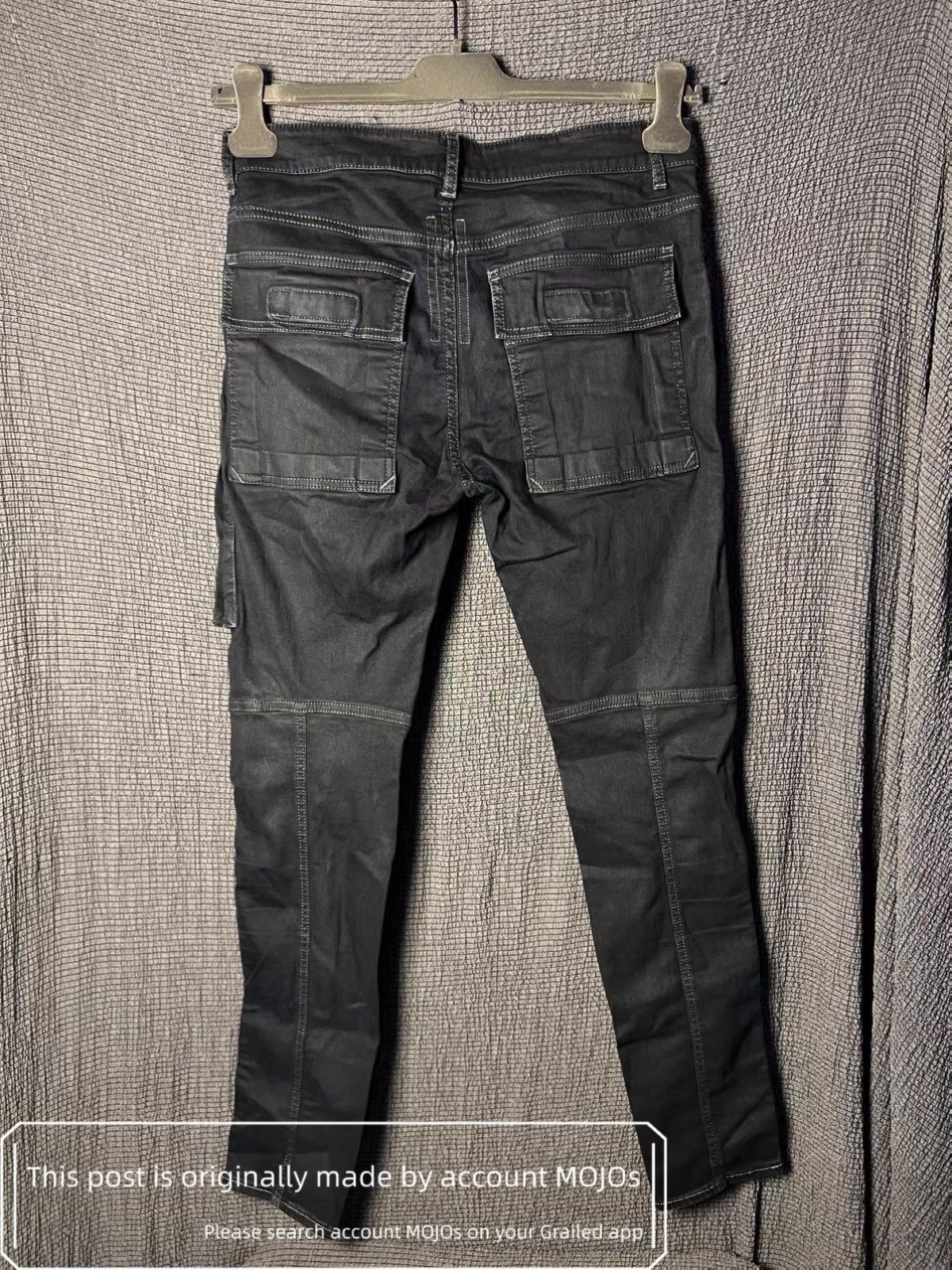 Rick Owens Sz 30 Rick Owens Drkshdw 19SS Waxed Biker Cargo Denim mojos3 Size US 30 / EU 46 - 2 Thumbnail