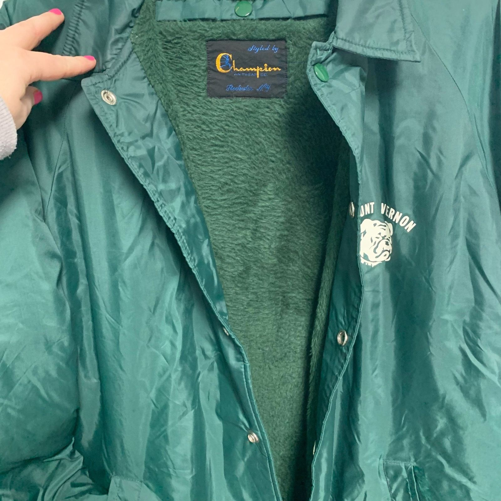 Vintage Champion Knitwear Co. Vintage Mount Vernon Windbreaker Med Size US M / EU 48-50 / 2 - 4 Thumbnail