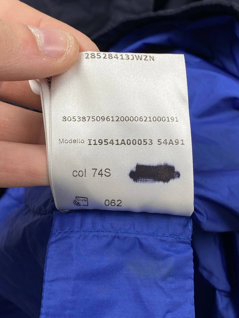 Moncler Moncler Tseren Giubbotto Nylon Jacket Kids Size 14A Blue Size US S / EU 44-46 / 1 - 13 Thumbnail