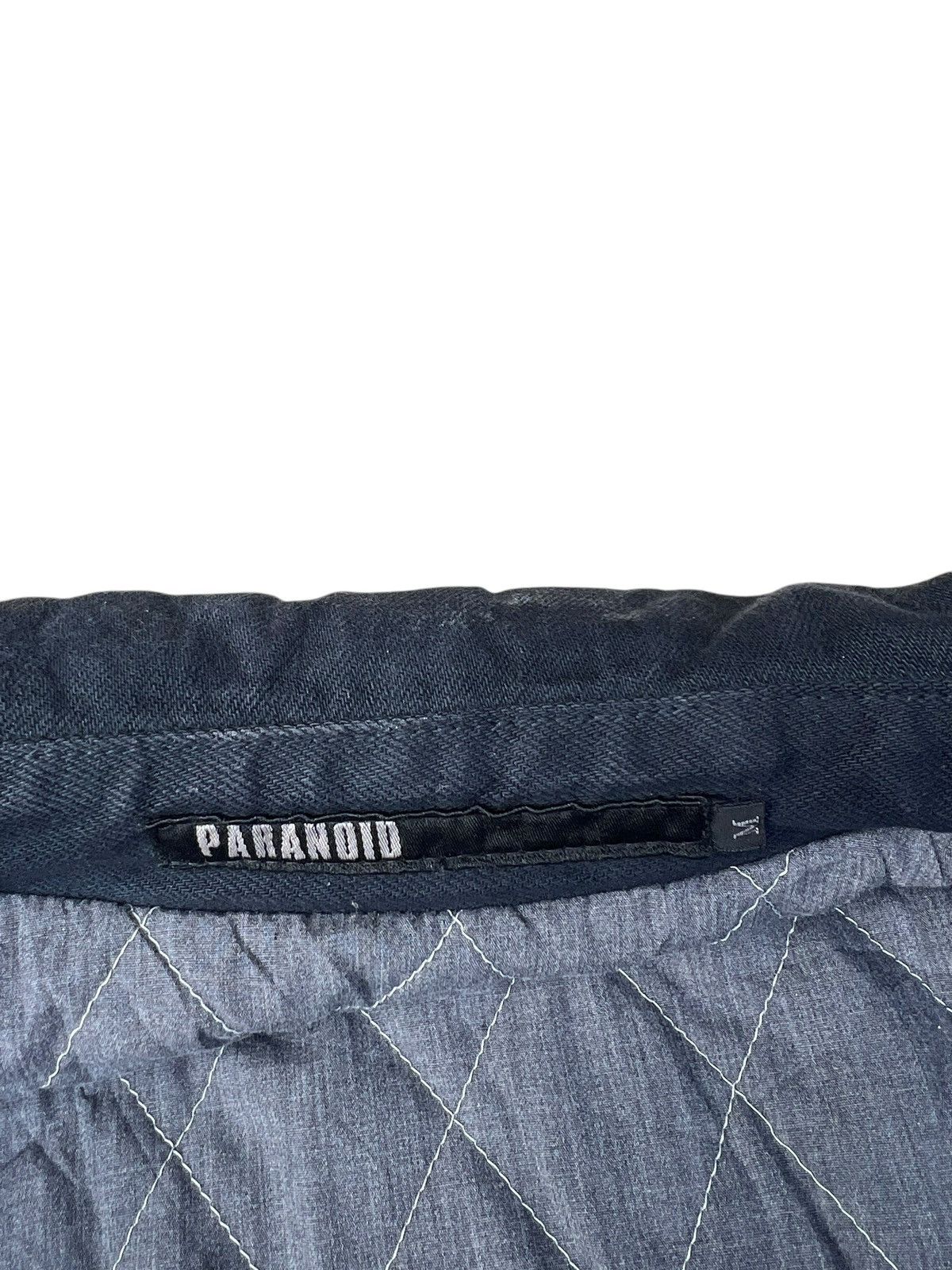 Japanese Brand PARANOID Japan RiRi Zip Quilted Lined Trucker Denim Jacket Size US M / EU 48-50 / 2 - 15 Thumbnail