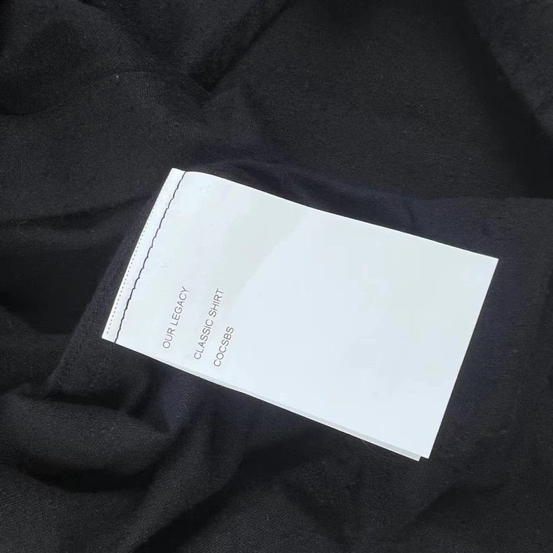 Our Legacy our legacy23aw Classic Shirt Black Shirt 2503-Nextarrow Size US L / EU 52-54 / 3 - 5 Thumbnail