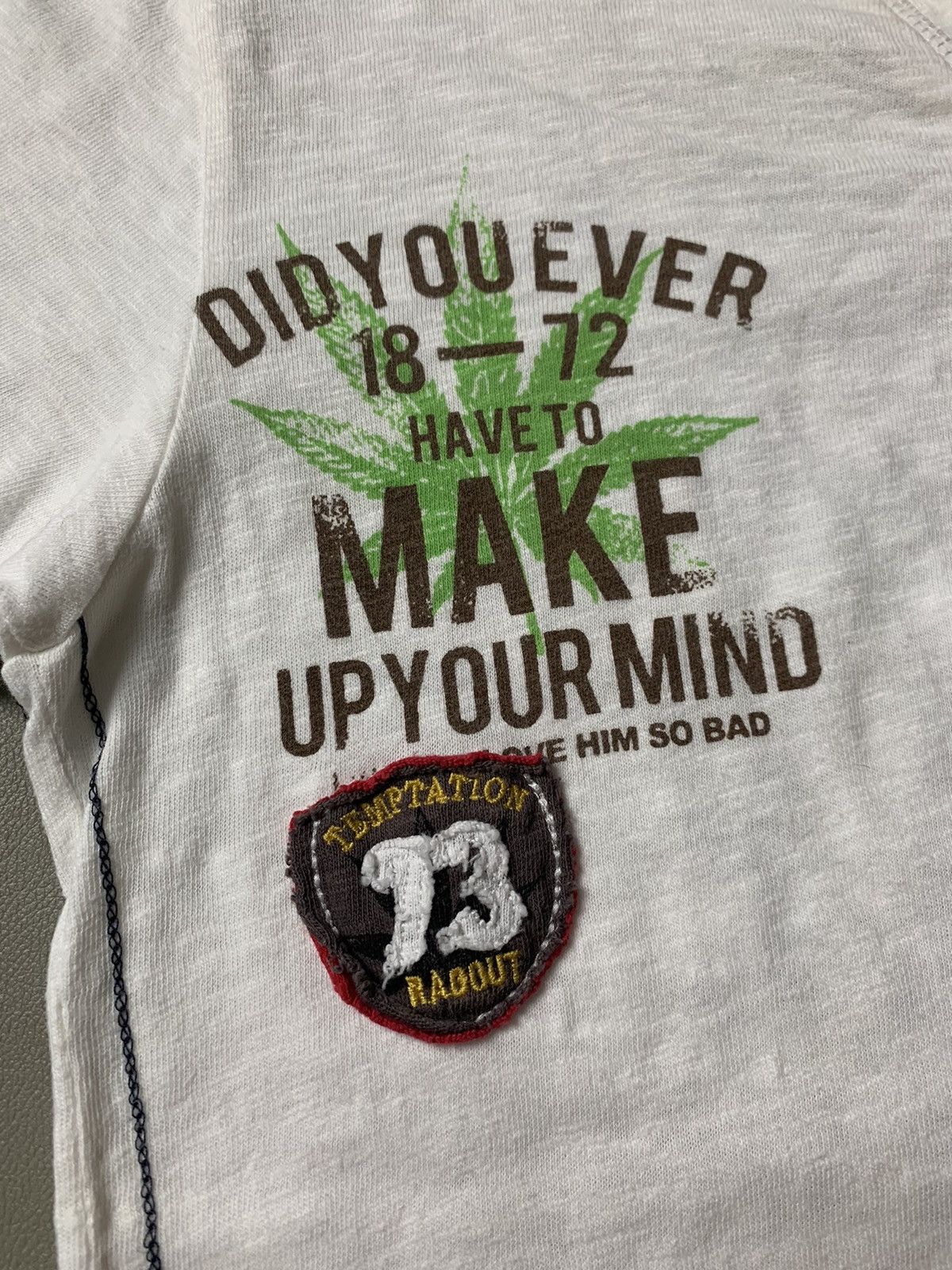 Beauty Beast × If Six Was Nine × Japanese Brand Ragout Hippies Weed Poem Tshirt Size US M / EU 48-50 / 2 - 5 Thumbnail