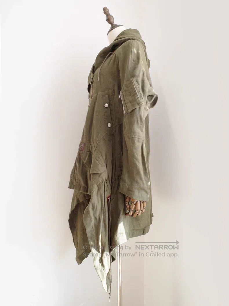 Junya Watanabe Junya Watanabe Linen Military Hooded Women's Jacket Size S / US 4 / IT 40 - 5 Thumbnail