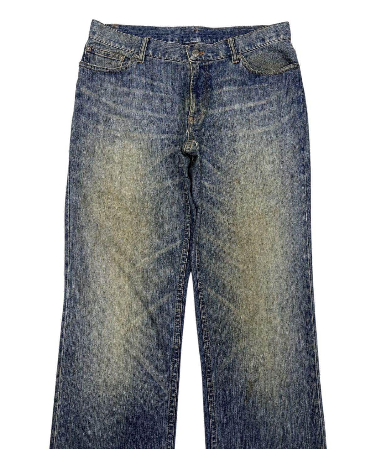 Yohji Yamamoto 🔥D’URBAN RUSTY DENIM MUD WASH LOOSE FIT JEANS Size US 32 / EU 48 - 3 Thumbnail