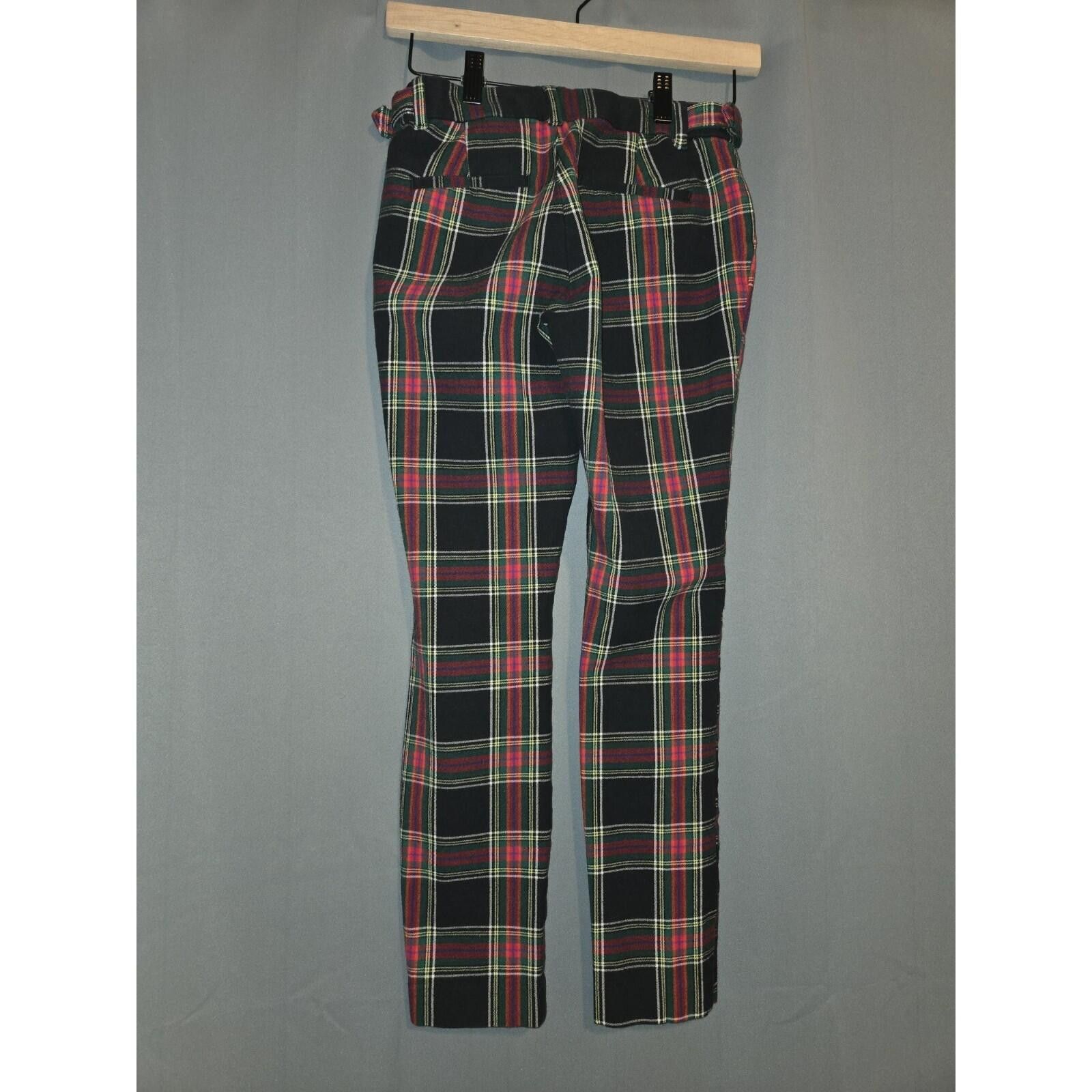 Gap Gap Signature Skinny Ankle Pants Plaid Tartan Size 0 Size 25" / US 0 / IT 36 - 2 Thumbnail