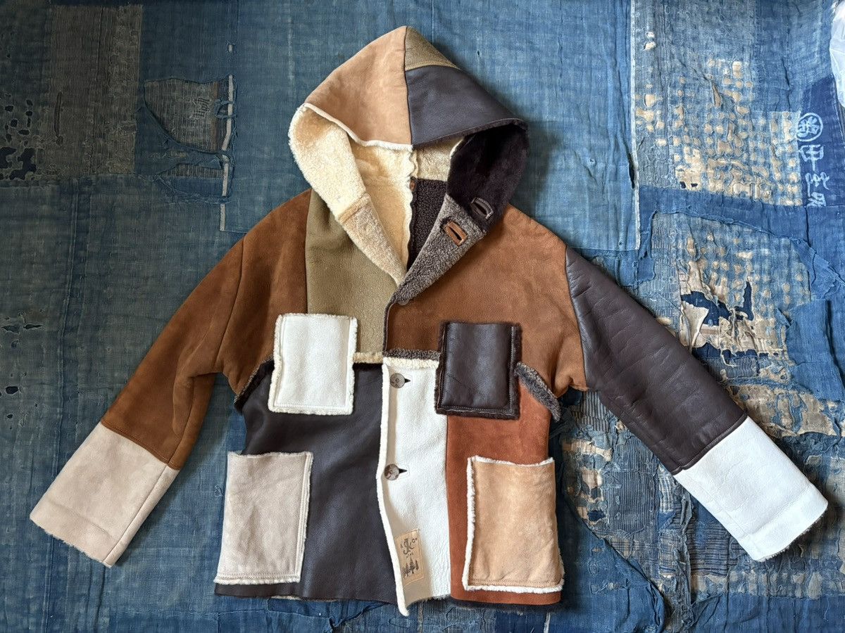 Kapital Kountry Kapital mouton patchwork hoodie Size US S / EU 44-46 / 1 - 1 Thumbnail