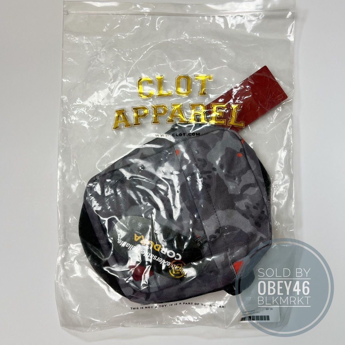 CLOT CLOT APPAREL CAMO CORDURA SHOULDER BAG Size ONE SIZE - 2 Thumbnail