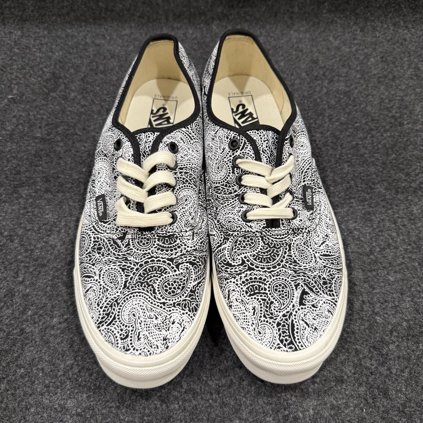 Vans Vans Shoes Men's 12 Black White Vault LX Dragon Paisley Size US 12 / EU 45 - 2 Thumbnail