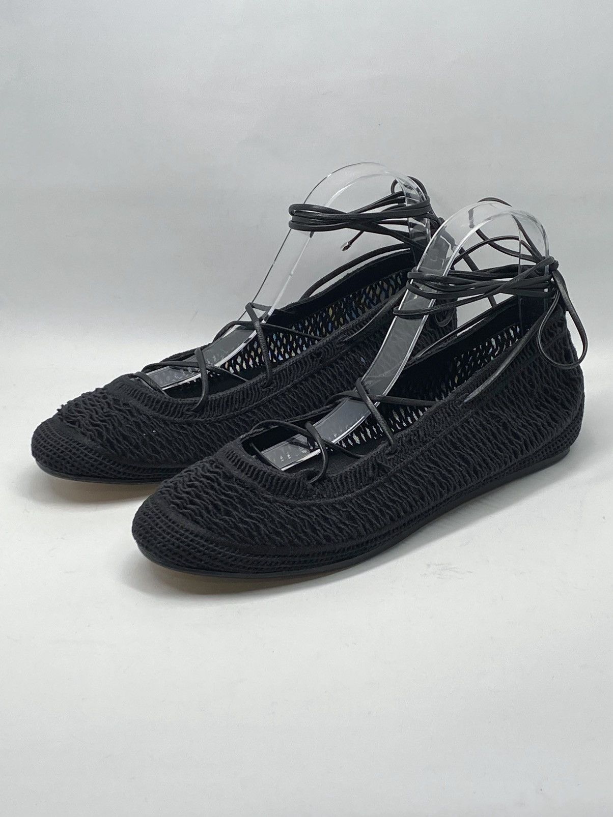 Isabel Marant Isabel Marant Belna open-knit ballet flats size 39 Size US 9 / IT 39 - 4 Thumbnail