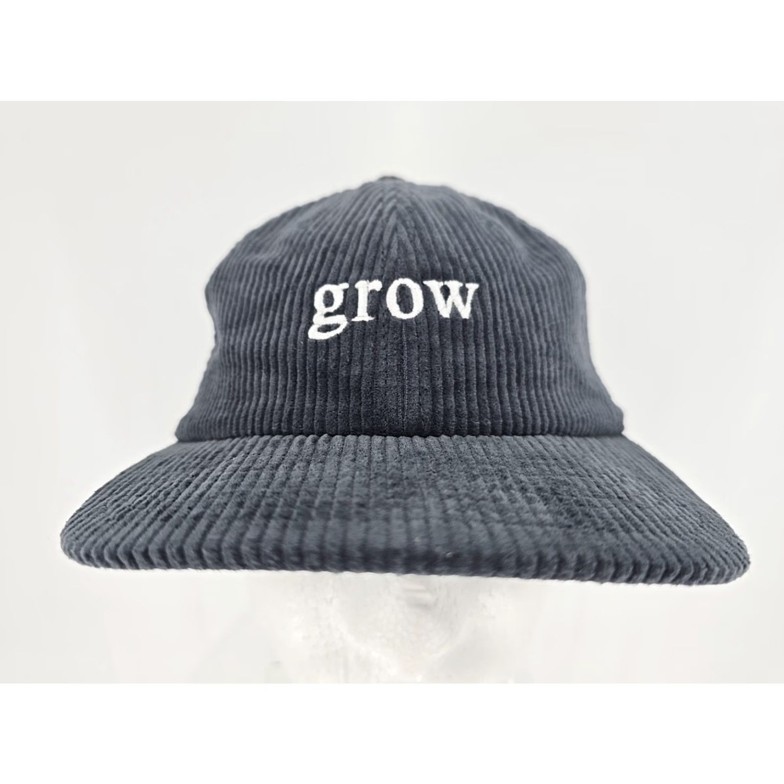 AS Colour AS Colour Cord Corduroy Grow Adjustable Strapback Baseball Hat Cap, Gray - Unisex Adults One Size, Corduroy, Outdoor Sport Theme Size ONE SIZE - 6 Thumbnail