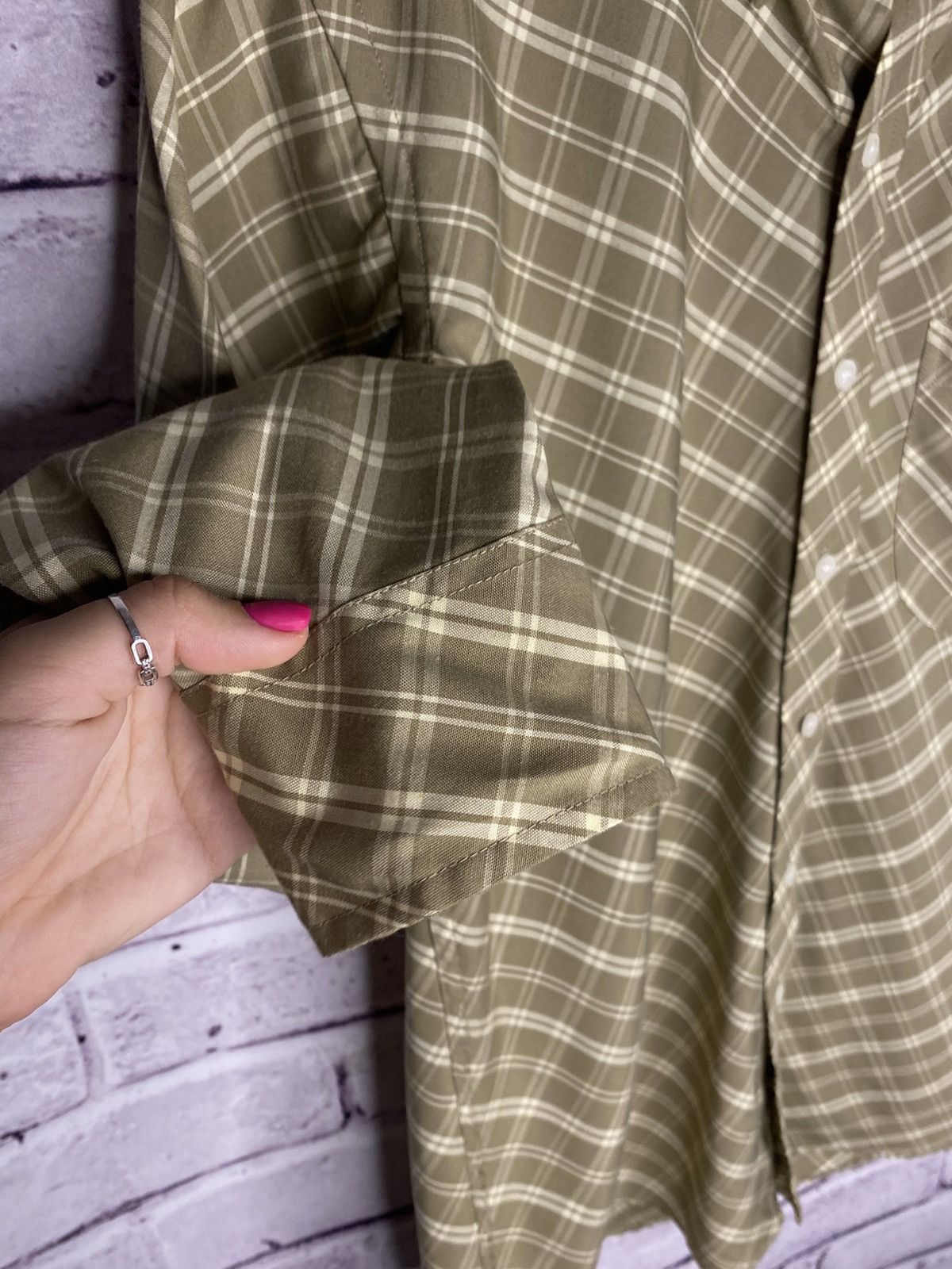 Burberry Mens Burberry Luxury Vintage Rare Striped Shirts Button Up Size US S / EU 44-46 / 1 - 5 Thumbnail