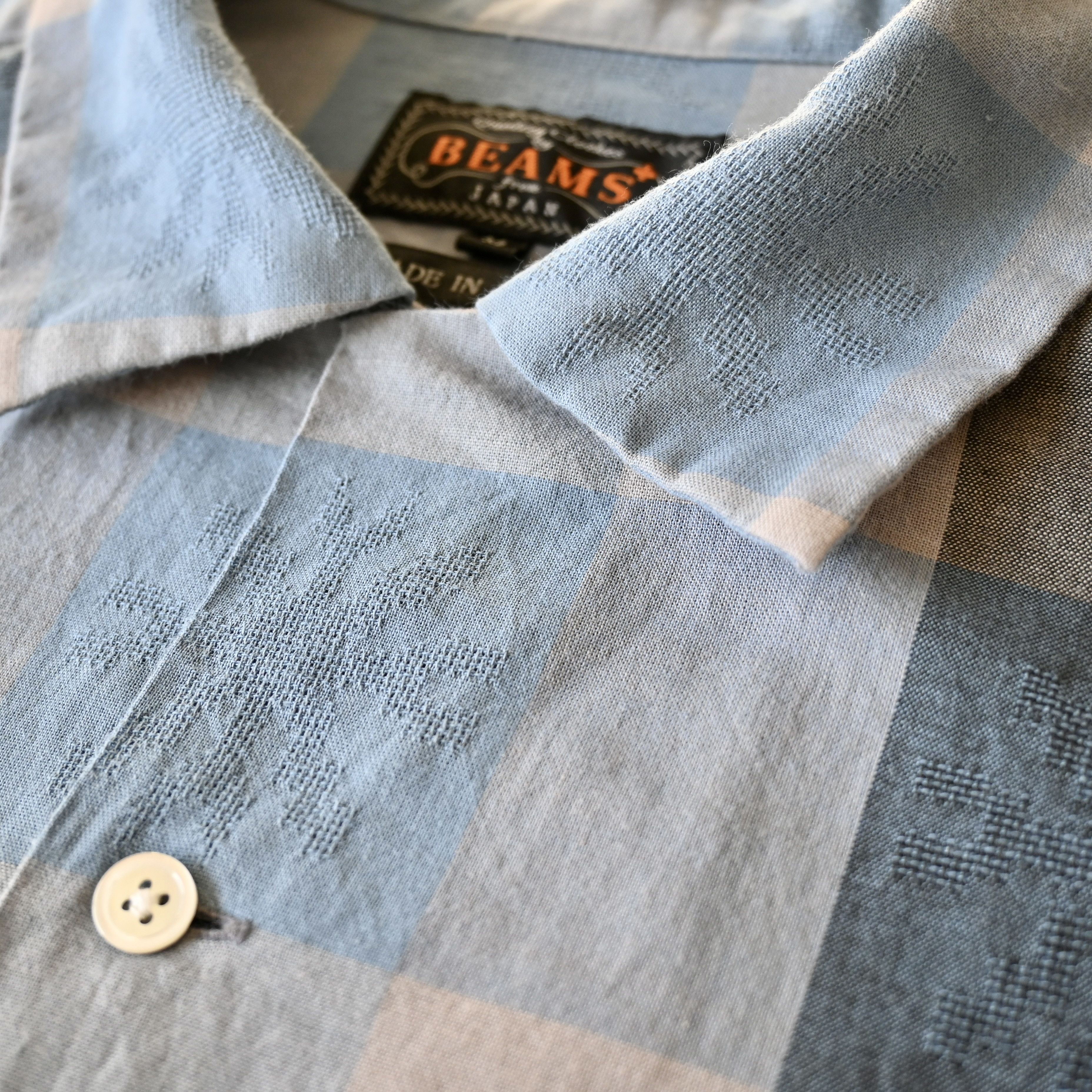 Beams Plus BEAMS Plus openwork block plaid square shirt made in Japan Size US M / EU 48-50 / 2 - 10 Thumbnail