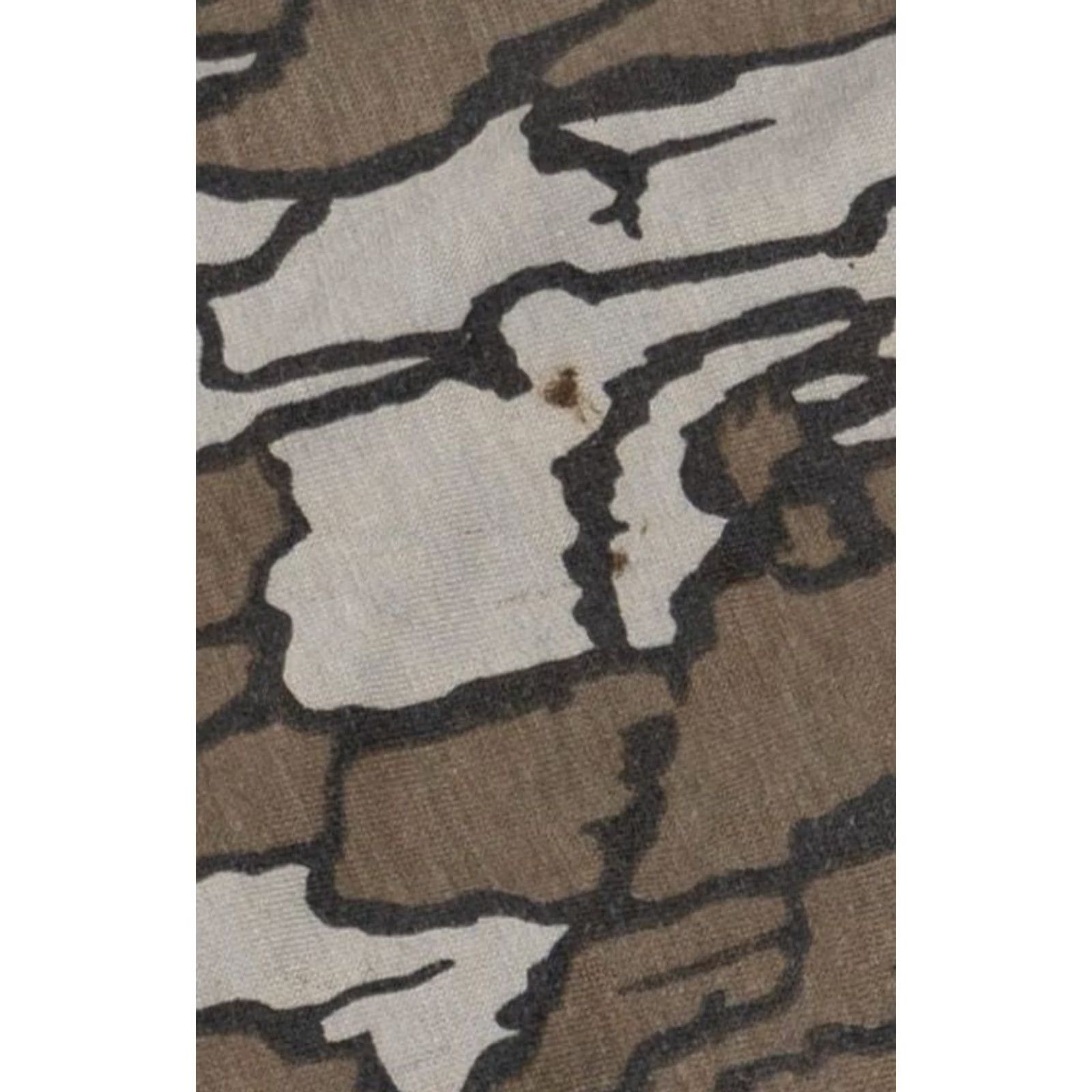 Bark VINTAGE Bark Camouflage T-Shirt Mens Medium Brown 1990s Short Sleeve Unisex Adults Size US M / EU 48-50 / 2 - 4 Thumbnail