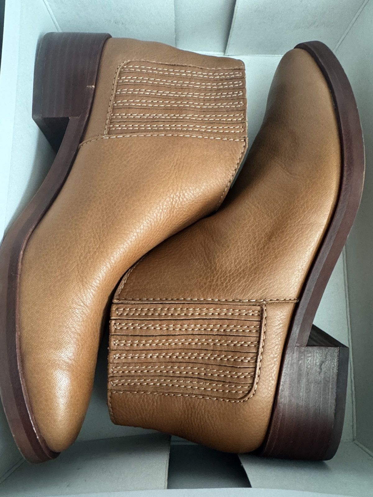 Dolce Vita Women's Tan Leather Chelsea Boots Size US 8 / IT 38 - 8 Thumbnail