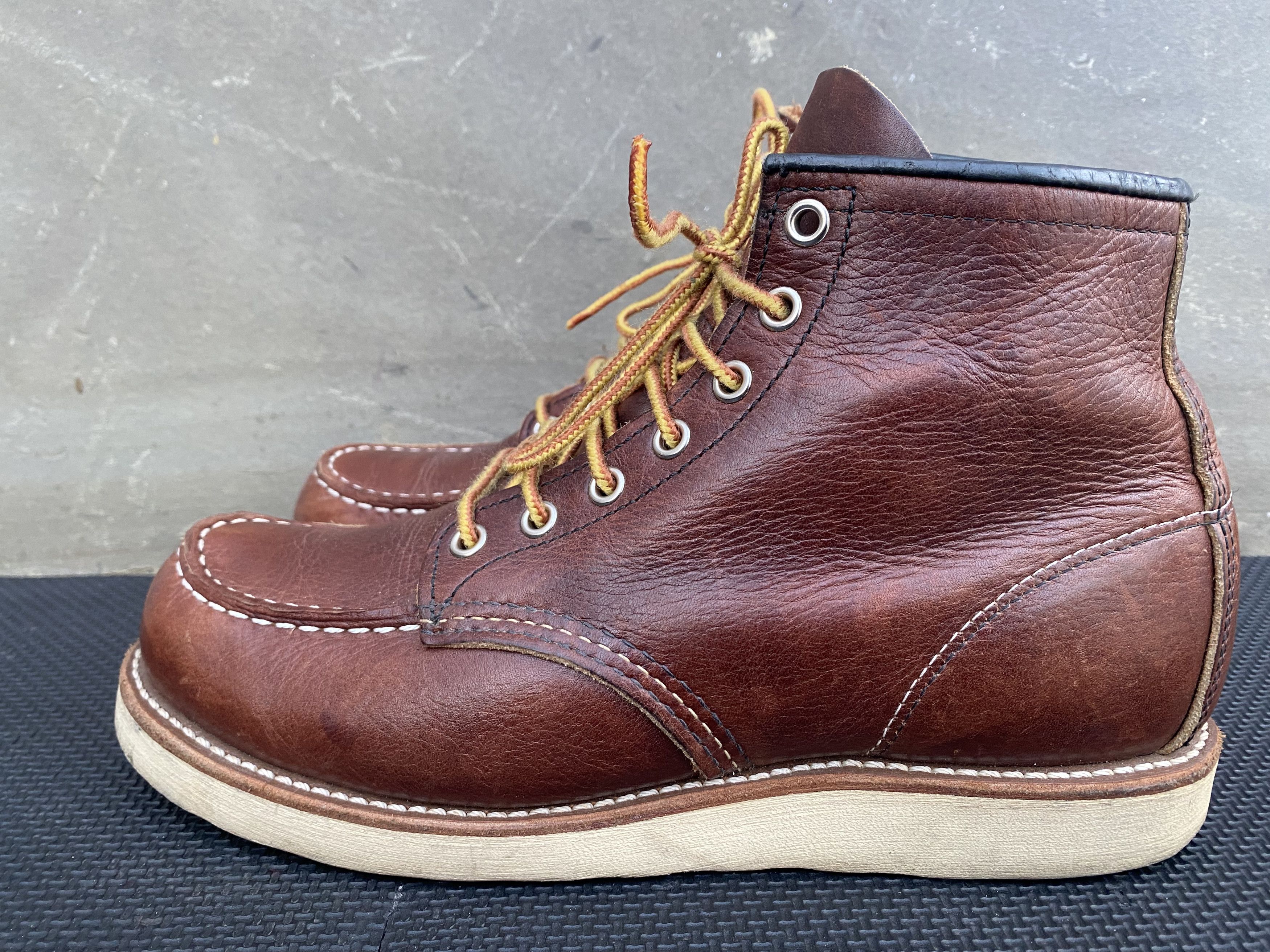 Red Wing Red Wing 8138 6'' Classic Moc Toe Brown Leather Boots Size US 7.5 / EU 40-41 - 5 Thumbnail