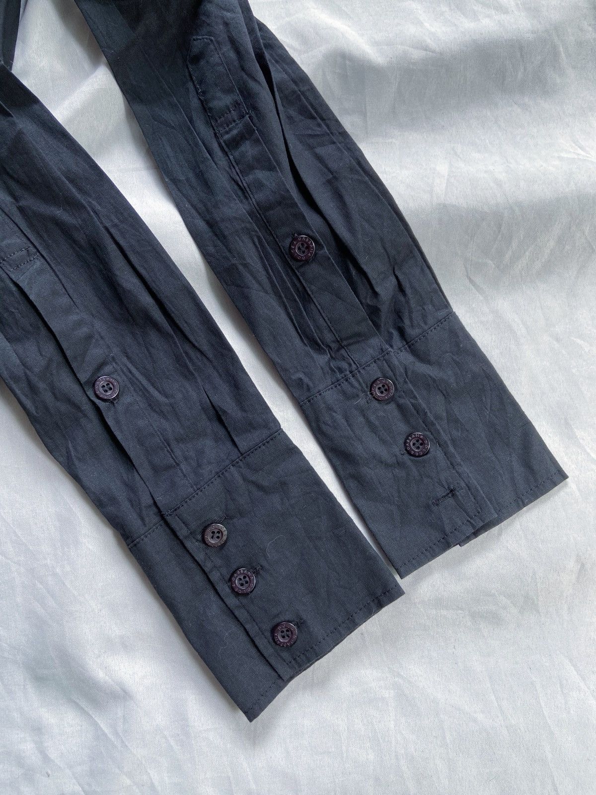 Dolce & Gabbana DOLCE & GABBANA ARCHIVE DOUBLE BUTTONS BLACK SHIRT Size M / US 6-8 / IT 42-44 - 8 Thumbnail