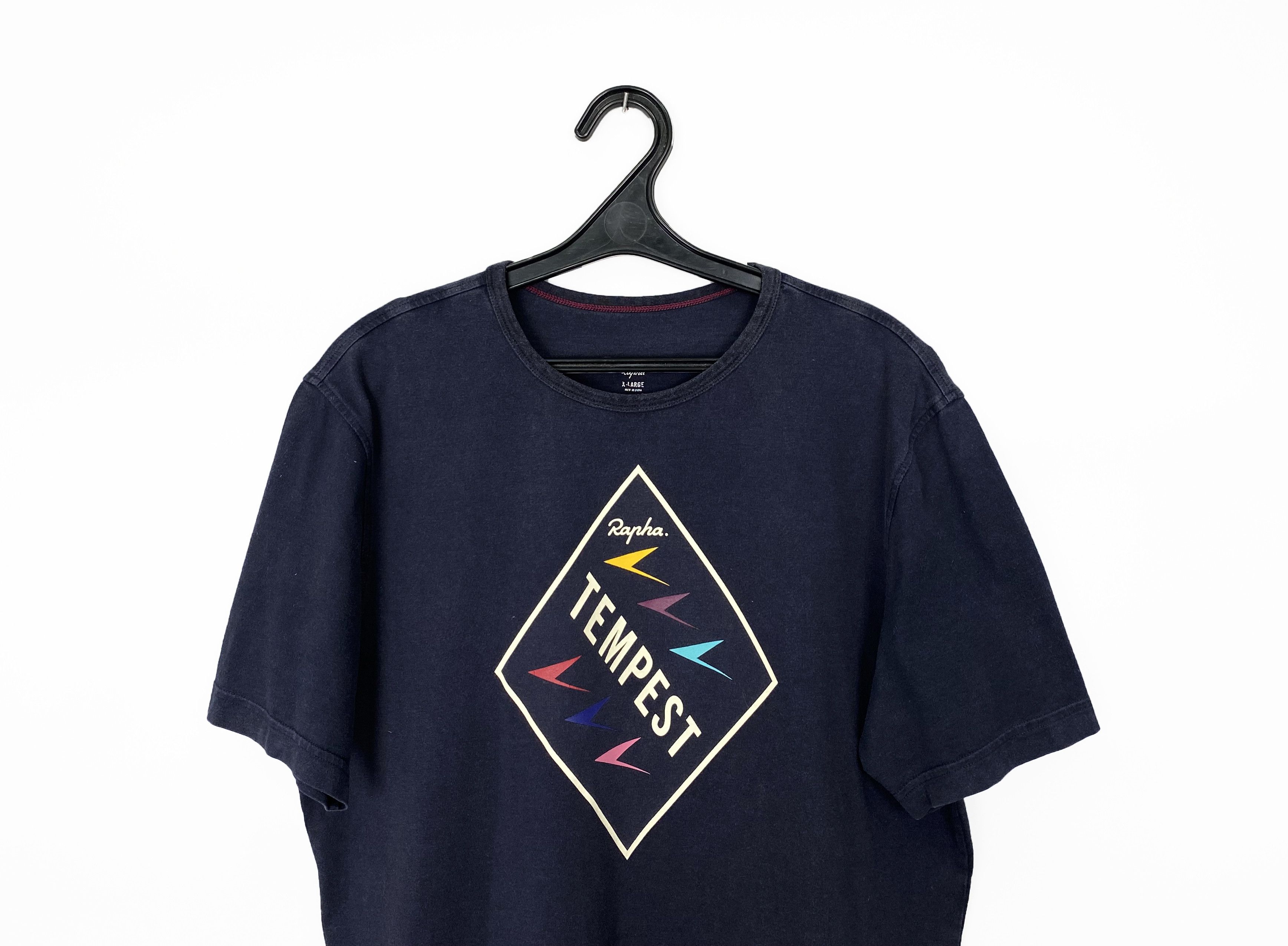 Rapha RAPHA Tempest Navy Blue T-Shirt ~ Embroidered Pocket Size US XL / EU 56 / 4 - 2 Thumbnail