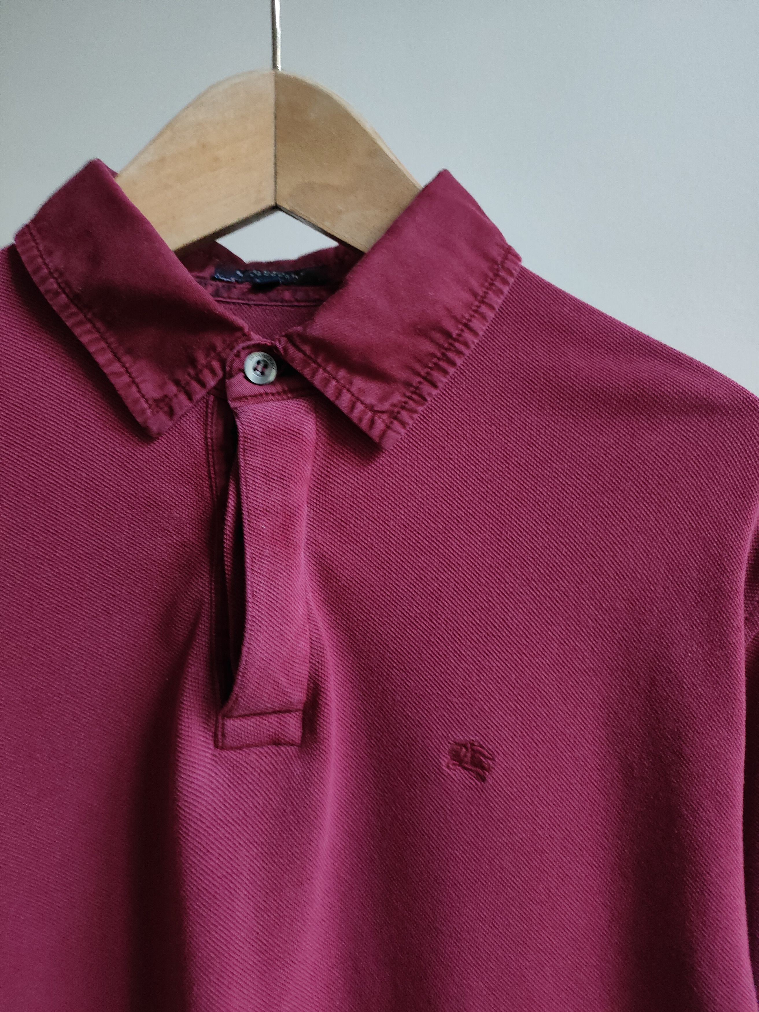 Burberry 2000s Burberry longsleeve polo Size US L / EU 52-54 / 3 - 2 Thumbnail