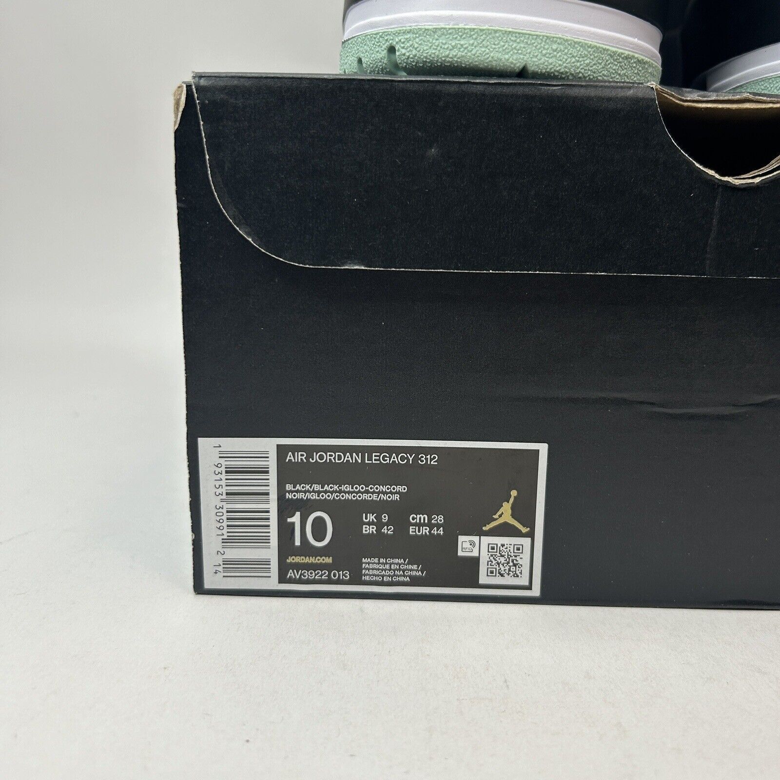 Jordan Brand Nike Air Jordan Legacy 312 “Igloo Black Concord” 2023 Size US 10 / EU 43 - 5 Thumbnail