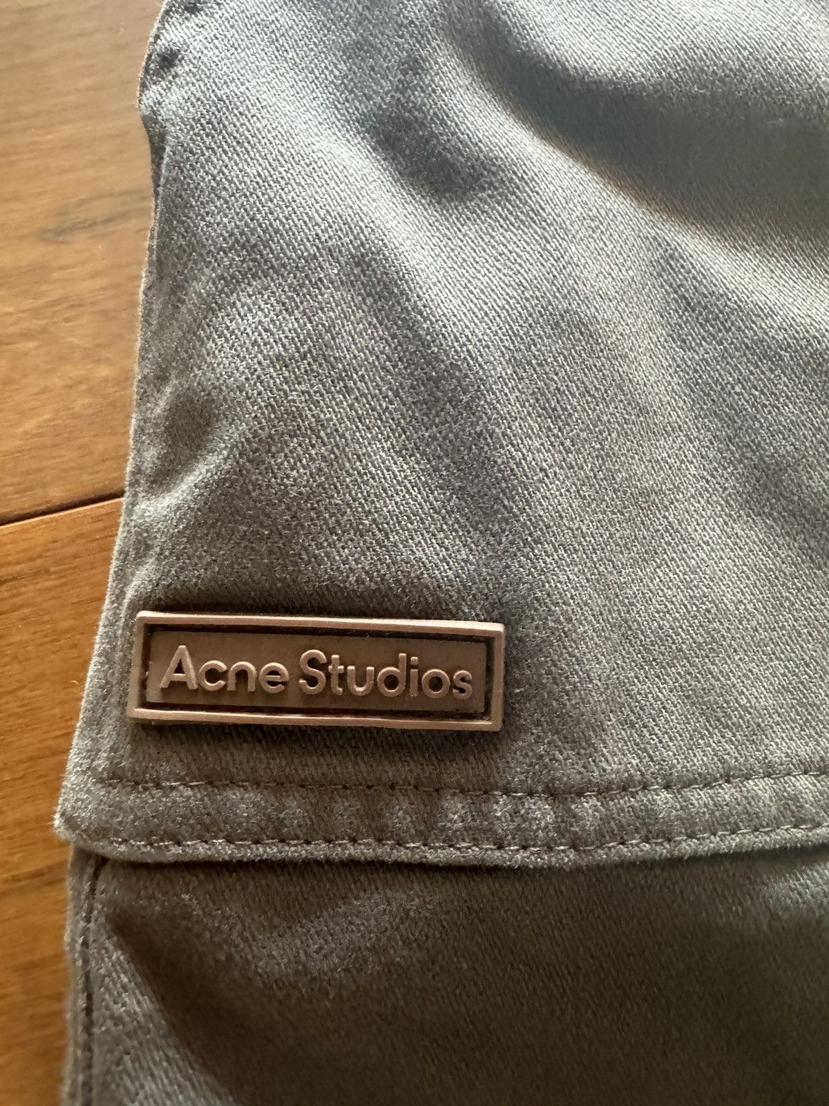 Acne Studios Acne Studios Khaki Relaxed Fit Cargo Pants Size US 36 / EU 52 - 2 Thumbnail
