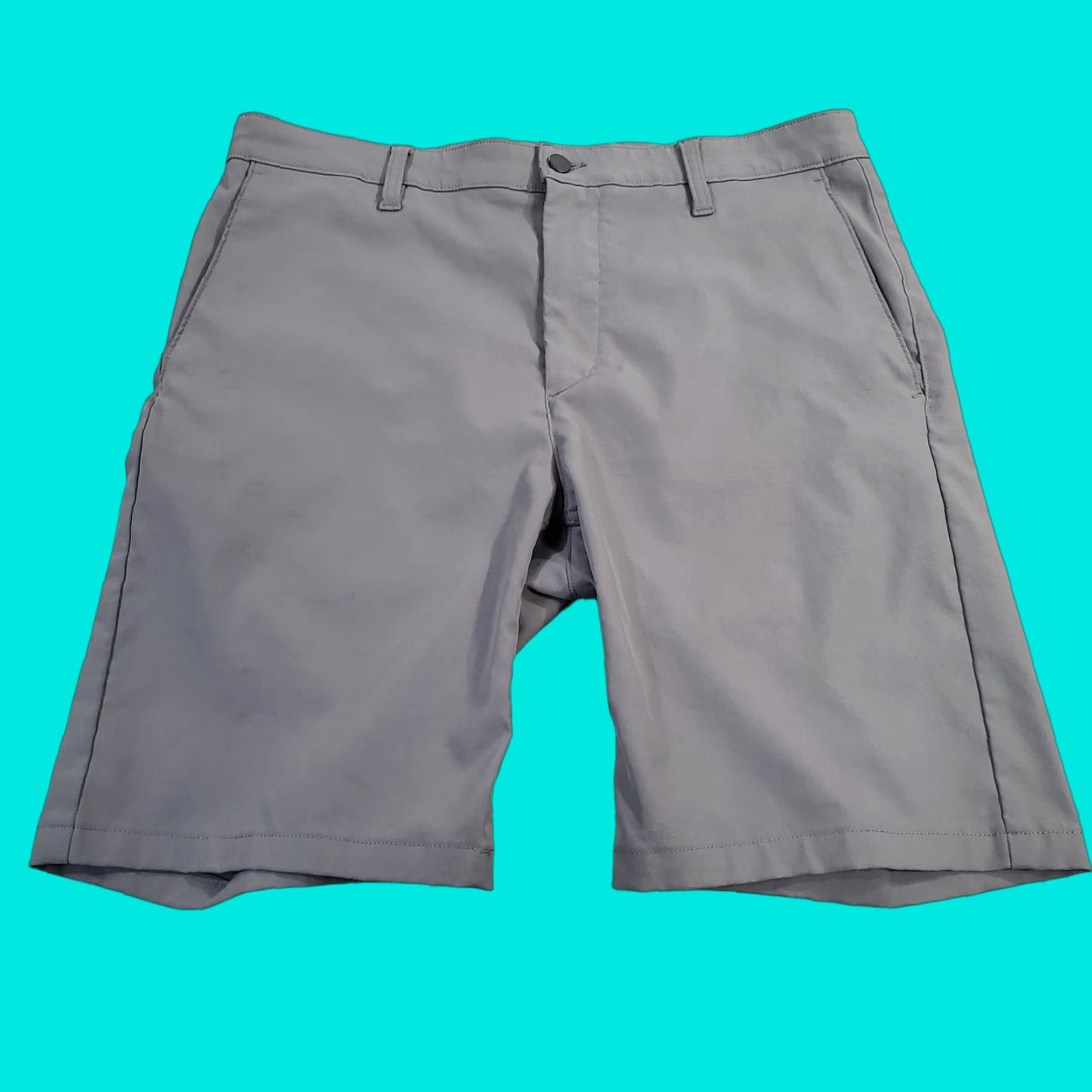 Vintage **Proof Mens Gray Chino Shorts Regular Fit 34** User: **Proof Mens Gray Chino Shorts Regular Fit 34** Size US 34 / EU 50 - 1 Thumbnail