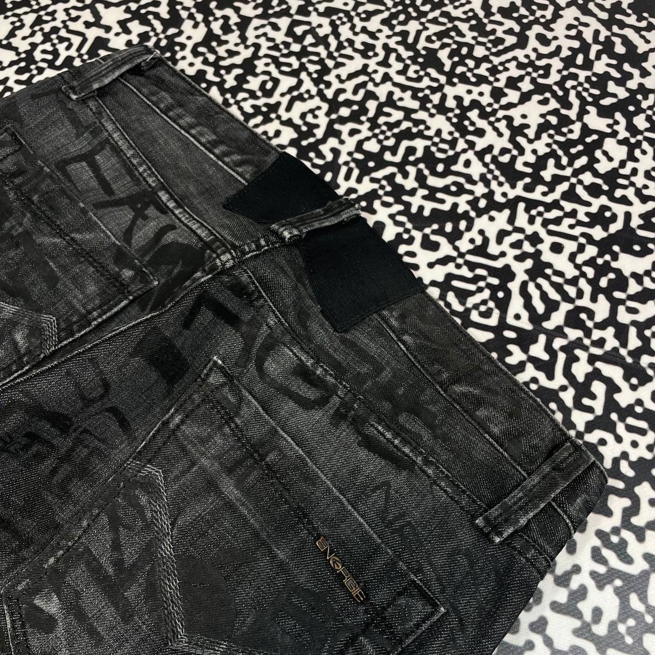 Energie Vintage Y2K Energie Miss Sixty Monogram Avant Garde Jeans Size US 34 / EU 50 - 5 Thumbnail
