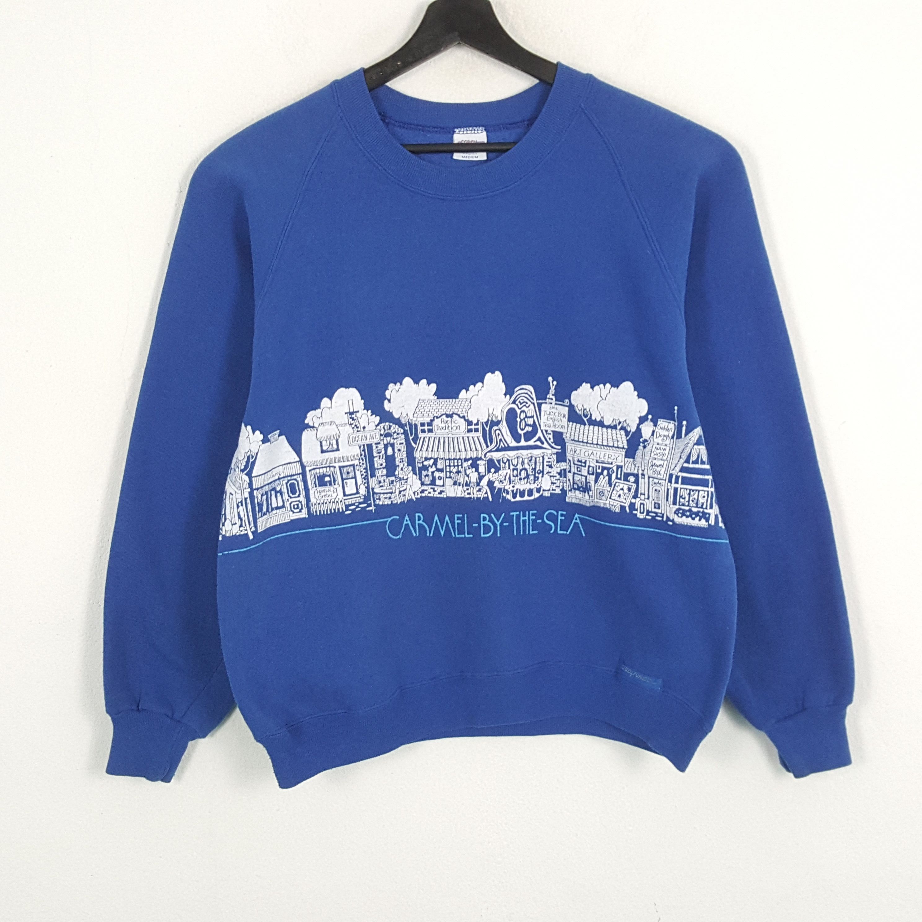 Vintage Vintage Crazy Shirt Sweatshirt CARMEL BY THE SEA Size US M / EU 48-50 / 2 - 1 Thumbnail