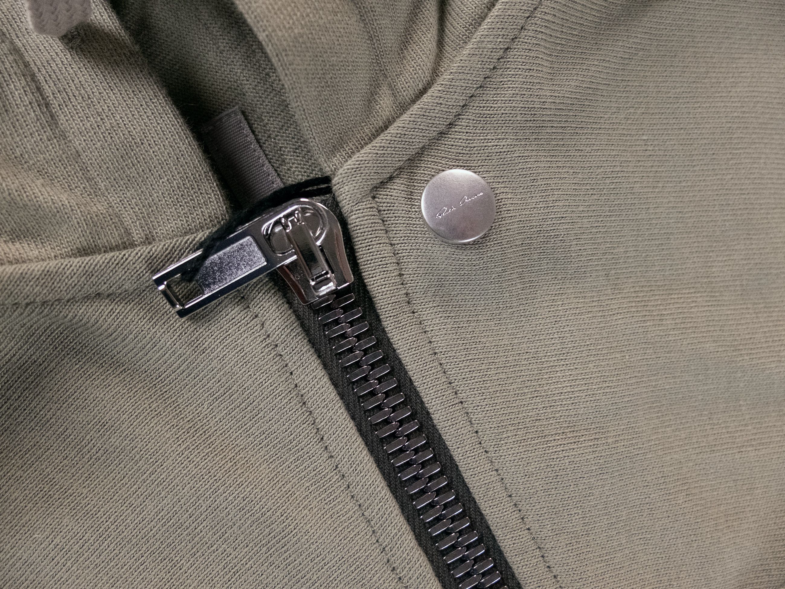 Rick Owens RICK OWENS green zip up cotton hoodie sweatshirt Medium q Size US M / EU 48-50 / 2 - 5 Thumbnail