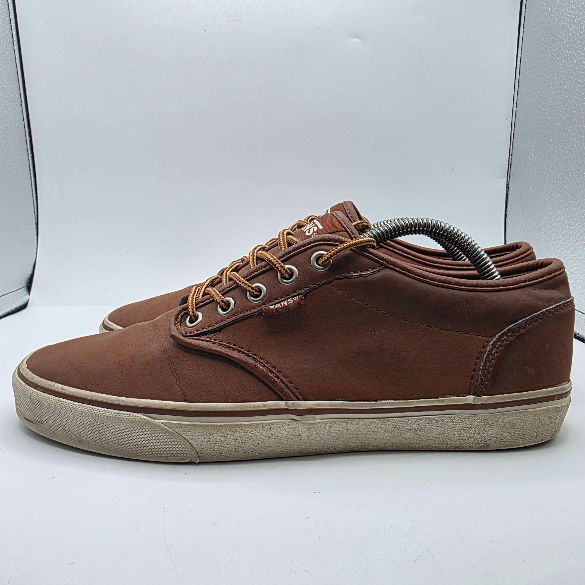 Vans Vans Atwood Mens Size 10.5 Brown Leather Shoes Walking Casua Size US 10.5 / EU 43-44 - 15 Thumbnail