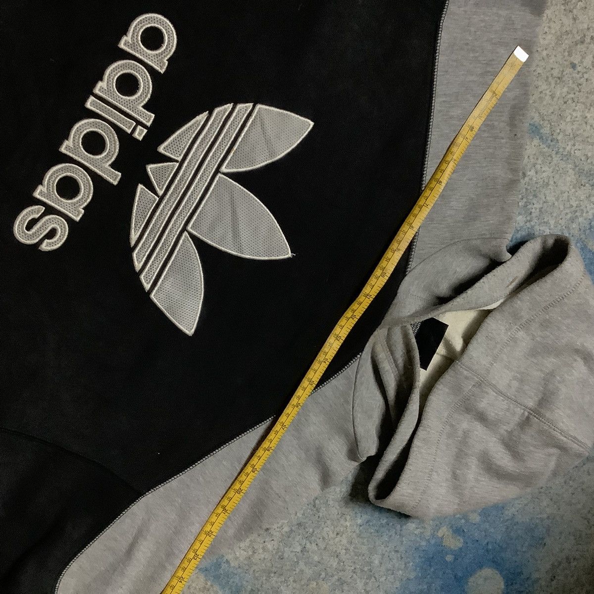 Adidas × Vintage Y2K Adidas Big Logo Vintage Boxy Hoodie Size US M / EU 48-50 / 2 - 9 Thumbnail