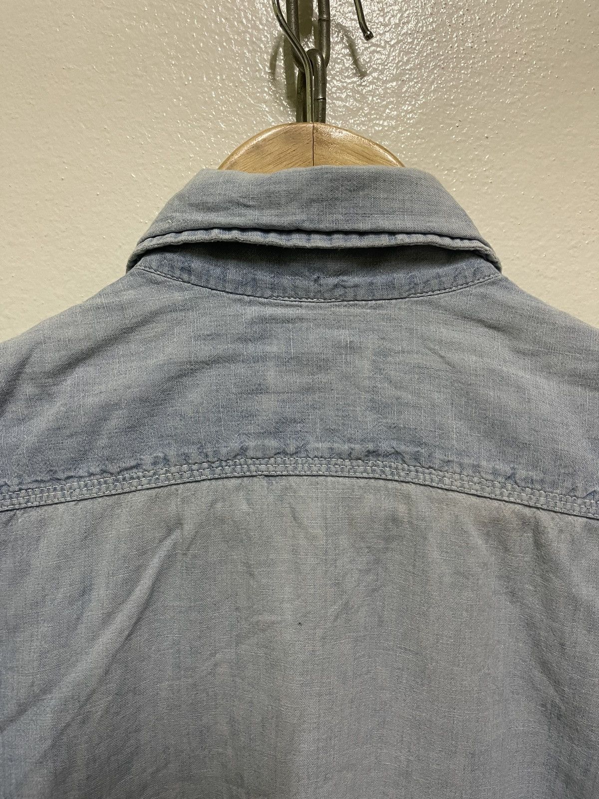 Big Mac Big Mac Chambray Embroidery Shirt Size M / US 6-8 / IT 42-44 - 15 Thumbnail